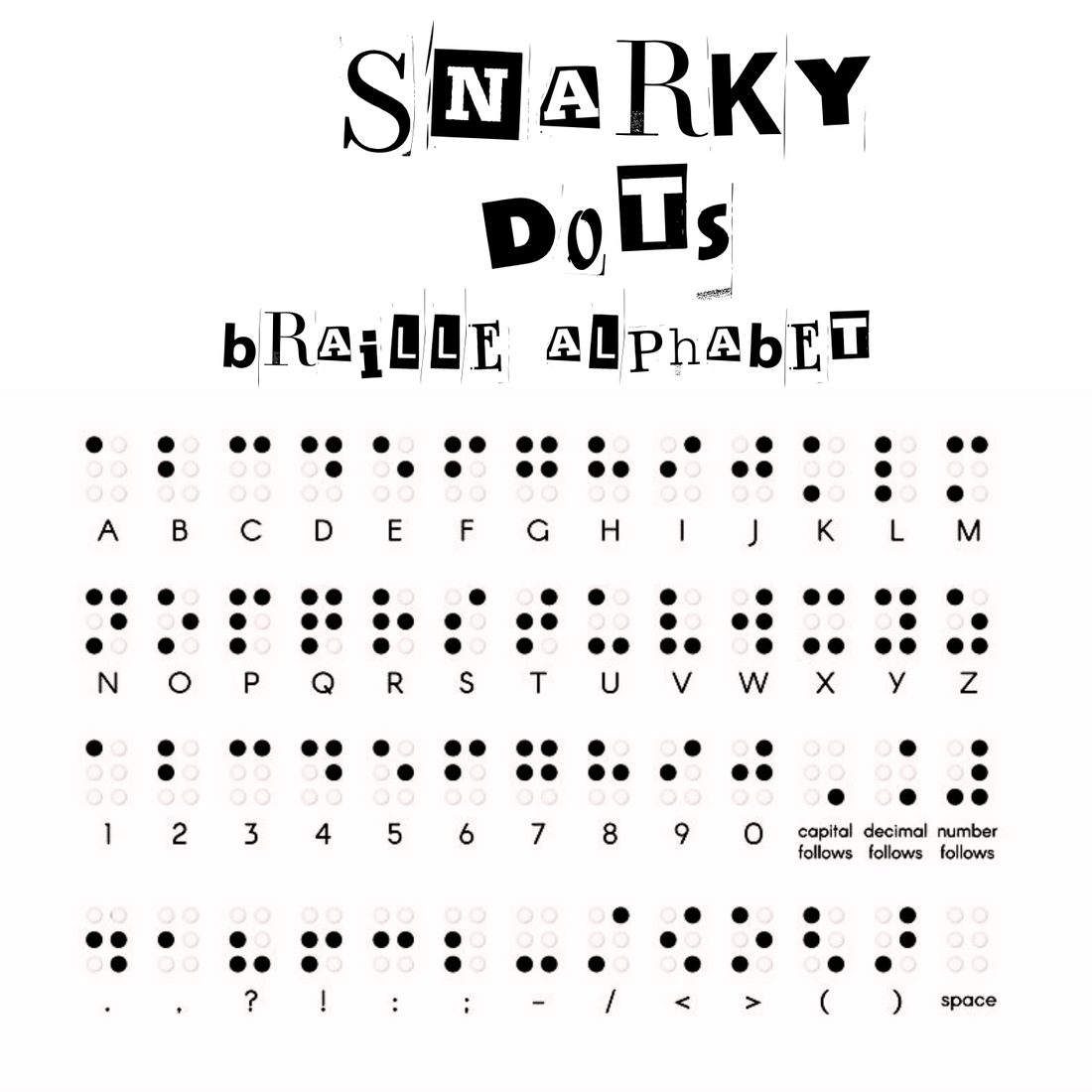 Braille alphabet